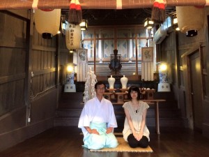 小松美羽　宮田宮司　陶山神社