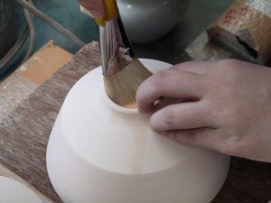 APL　ロゴ貼り作業